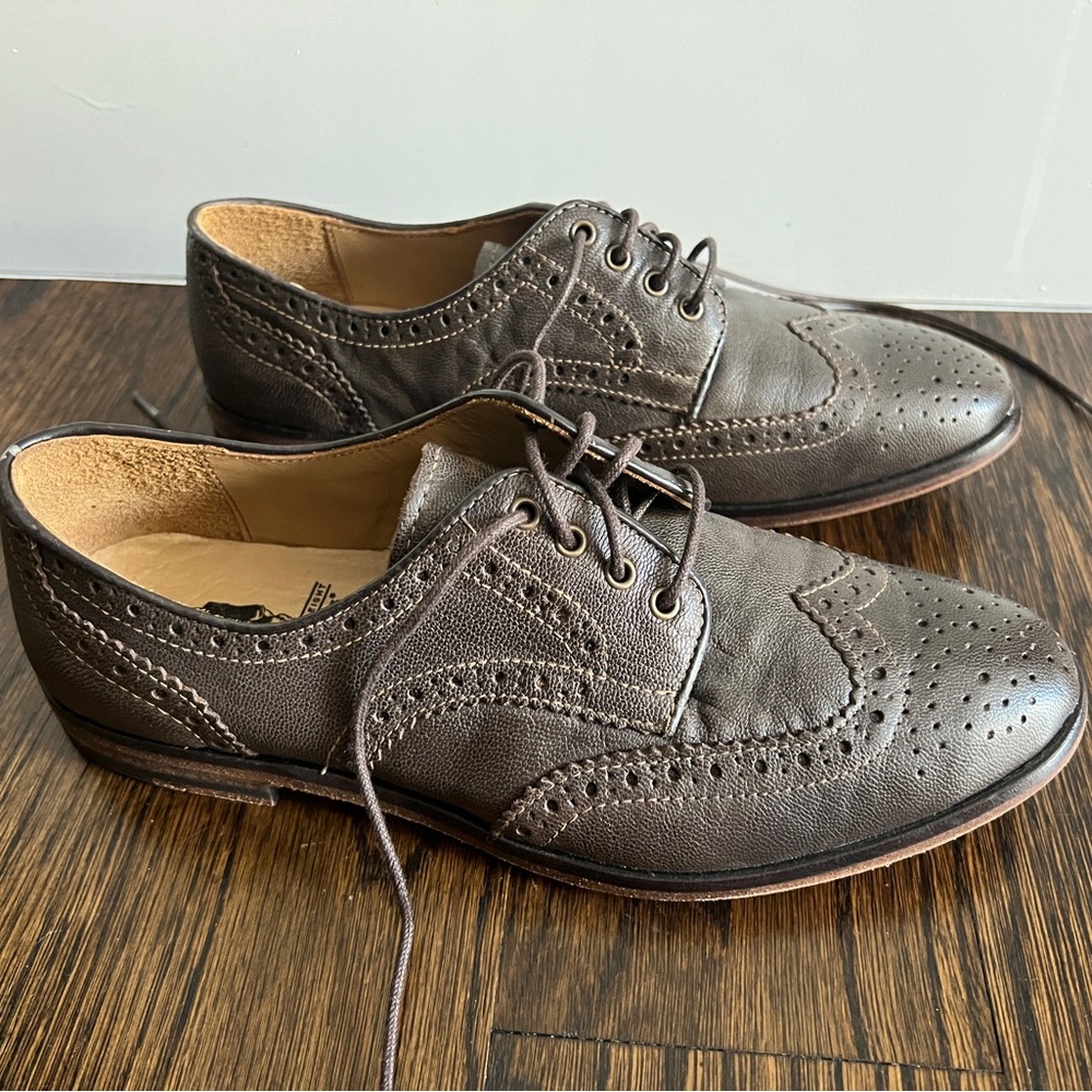 Leather Oxford style Hush Puppies